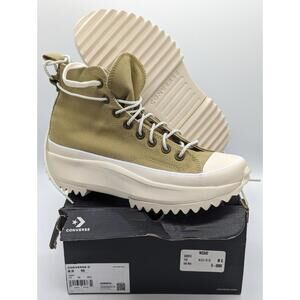 Womens Size 10 Converse Run Star Hike Platform A06091C Toad/Dark Moss/Ivory New